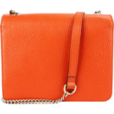 Gucci Pebbled Calfskin Interlocking GG Small Shoulder Crossbody Bag