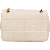 Yves Saint Laurent Quilted Cotton Loulou Shoulder Bag