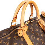 Louis Vuitton Monogram Canvas Keepall 60 Bandoulière Travel Bag