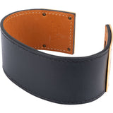 Hermès Black Leather Kelly Dog Bracelet