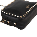 Valentino Garavani Leather Rockstud Camera Crossbody Bag