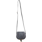 Chloé Grained Calfskin Marcie Small Saddle Crossbody Bag