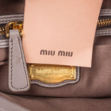 Miu Miu Matelassé Nappa Leather City Coffer Hobo Shoulder Bag
