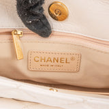 Chanel Quilted Leather Small Wavy CC Crossbody Bag
