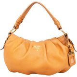 Prada Leather Vitello Hobo Shoulder Bag