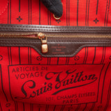 Louis Vuitton Monogram Damier Ebene Canvas Neverfull MM Shoulder Bag