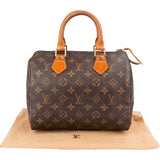 Louis Vuitton Monogram Canvas Speedy 25 Handbag