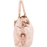 Louis Vuitton Denim Monogram Cabby MM Handbag