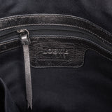 Loewe Black Leather Anagram Shoulder Bag