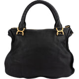 Chloé Grained Calfskin Marcie Medium Satchel Handbag