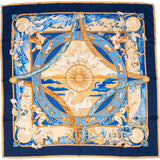 Hermès Rythmes Du Monde Silk Carre 90 Scarf Tuch