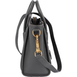 Céline Grey Leather Luggage Handbag