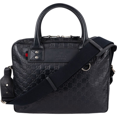 Gucci Guccissima Leather Business Handbag