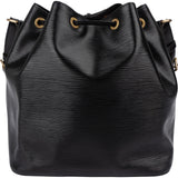 Louis Vuitton Noir Epi Leather Sac Noé Petit Shoulder Bag