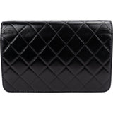 Chanel Quilted Lambskin Top Handle Wallet On Chain Crossbody Bag