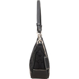 Coach Black Signature Monogram Pochette Handbag