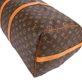 Louis Vuitton Monogram Canvas Keepall 55 Bandoulière Travel Bag