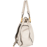 Chloé Grained Leather Marcie Satchel Handbag