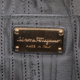 Salvatore Ferragamo Saffiano Leather Gancini Baguette Shoulder Bag