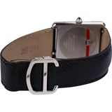Cartier Silver Tone Solo Tank GM 3169 Watch
