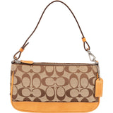 Coach Signature Monogram Pochette Handbag