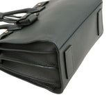 Yves Saint Laurent Grained Calfskin Small Sac de Jour Handbag