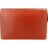 Louis Vuitton Brown Epi Leather Dragonne Clutch