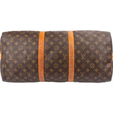 Louis Vuitton Monogram Canvas Keepall 50 Bandoulière Travel Bag