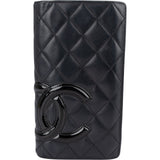 Chanel Quilted Lambskin Cambon Long Wallet