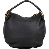 Chloé Black Leather Marcie Saddle Large Hobo Shoulder Bag