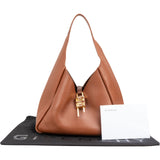 Givenchy Grained & Croc-Embossed Leather G-Hobo Medium Shoulder Bag