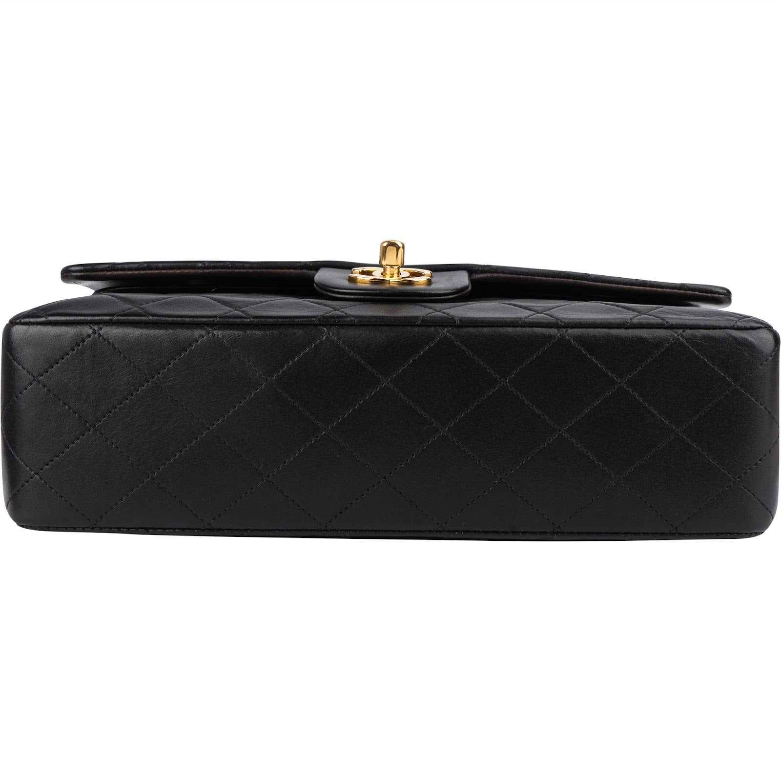 [🔄️B11 / F28] Chanel Quilted Lambskin Medium Double Flap Shoulder Bag - vintageandkickz