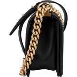 Chanel Quilted Lambskin Medium Boy Crossbody Bag