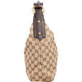 Gucci Monogram GG Canvas Horsebit Hobo Handbag