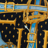 Hermès Selles à Housse Silk 90 Scarf Tuch