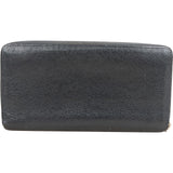 Balenciaga Antracite Arena Leather Classic City Zip Around Wallet