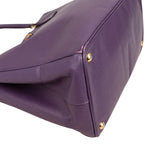 Prada Purple Saffiano Leather Galleria Large Tote Handbag
