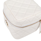 Chanel Quilted Lambskin Small Vanity Chain Handbag xx prüfen, maße - vintageandkickz