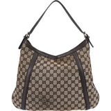 Gucci Monogram GG Hobo Tote Shoulder Bag