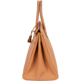 Hermès Natural Courchevel Leather Birkin 35 Handbag