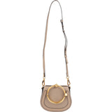 Chloé Grained Calfskin Suede Nile Small Crossbody Handbag