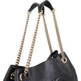 Gucci Pebbled Leather Soho Chain Shoulder Bag