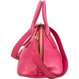 Miu Miu Pink Madras Leather Top Handle Bauletto Dome Handbag