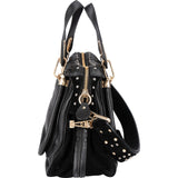 Chloé Limited Edition Leather & Suede Studded Paraty Shoulder Handbag