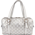 [🔄️B11 / F06] Gucci Guccissima Leather Interlocking G Boston Bag Handbag - vintageandkickz
