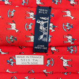 Hermès Rocking Horse Print Silk Tie Krawatte