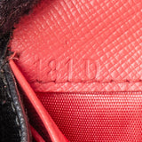 Prada Black Saffiano Leather Continental Wallet