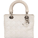 Christian Dior Woven Leather Lady Dior Handbag