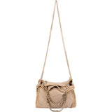 Stella McCartney Shaggy Falabella Fold Over Tote Crossbody Handbag