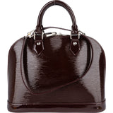 Louis Vuitton Burgundy Vernis Epi Leather Alma PM Handbag - vintageandkickz
